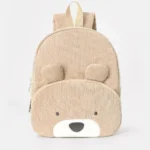 Zainetto a forma di orsetto per bambini marrone nocciola