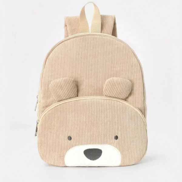 Zainetto a forma di orsetto per bambini marrone nocciola