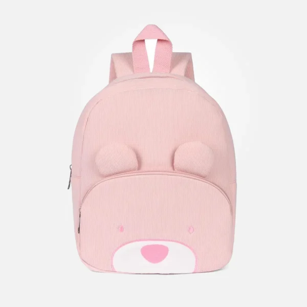Zainetto a forma di orsetto per bambini rosa confetto