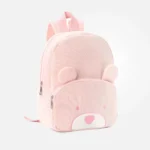 Lato zainetto a forma di orsetto per bambini rosa confetto