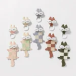 Kit sonaglio e anello dentizione beige nei cinque colori disponibili