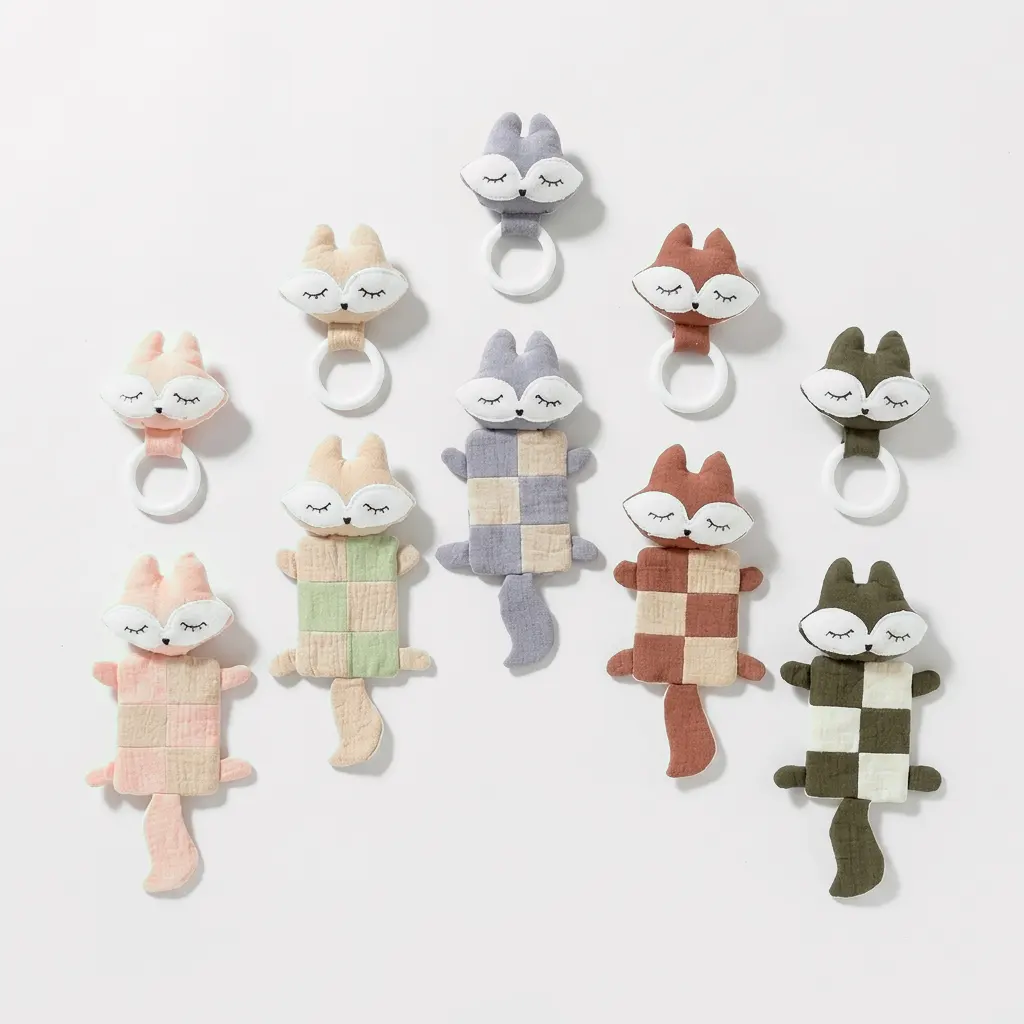 Kit sonaglio e anello dentizione beige nei cinque colori disponibili
