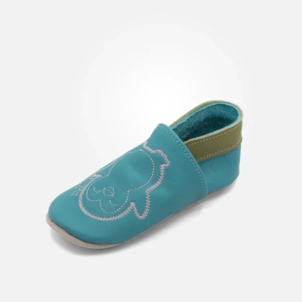 scarpine-primi-passi-turchese-pinguino-ricamo